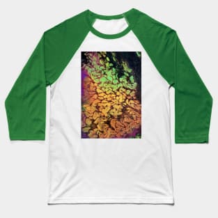 Gem Stones Fluid Art Baseball T-Shirt